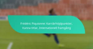 Frédéric Piquionne: Karriärhöjdpunkter, Vunna titlar, Internationell framgång